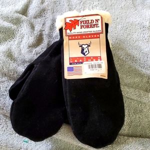 Field N' Forest leather one size youth gloves